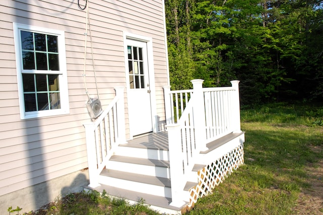 16 Gerry Rd, Sherman, ME 04776 - view of wooden terrace