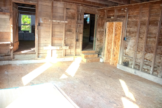16 Gerry Rd, Sherman, ME 04776 - misc room with wooden walls