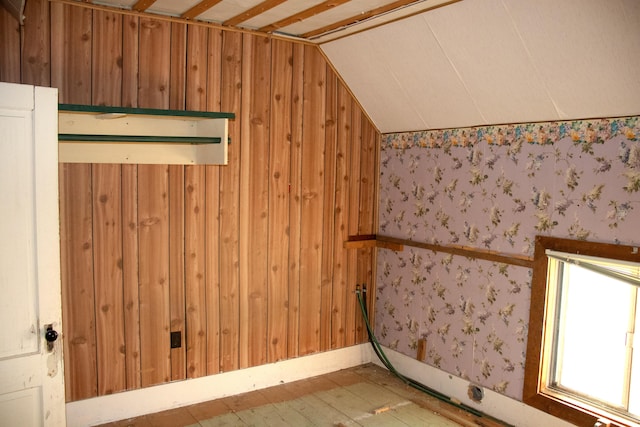 16 Gerry Rd, Sherman, ME 04776 - additional living space featuring vaulted ceiling