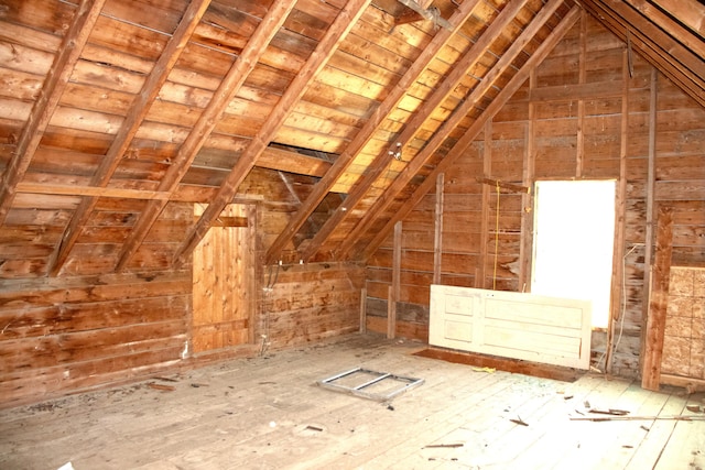16 Gerry Rd, Sherman, ME 04776 - view of unfinished attic
