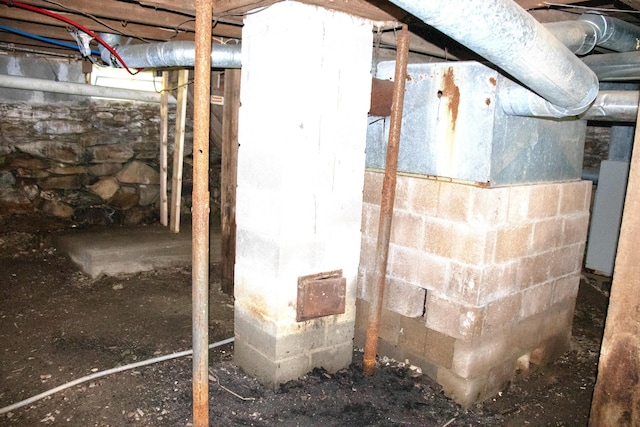 16 Gerry Rd, Sherman, ME 04776 - view of unfinished below grade area