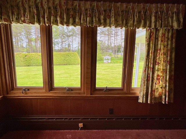 02 Rogers St, Houlton, ME 04730 - detailed view of a baseboard heating unit