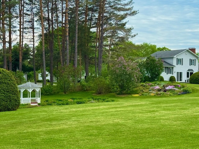 02 Rogers St, Houlton, ME 04730 - view of green lawn featuring a gazebo