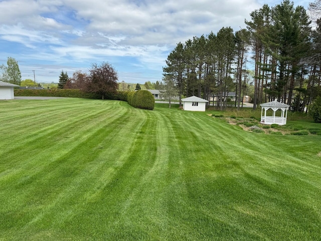 02 Rogers St, Houlton, ME 04730 - view of green lawn with a gazebo