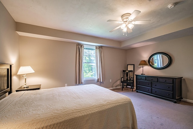 170 E Grand Ave Unit 1, Old Orchard Beach, ME 04064 - carpeted bedroom featuring baseboards and a ceiling fan