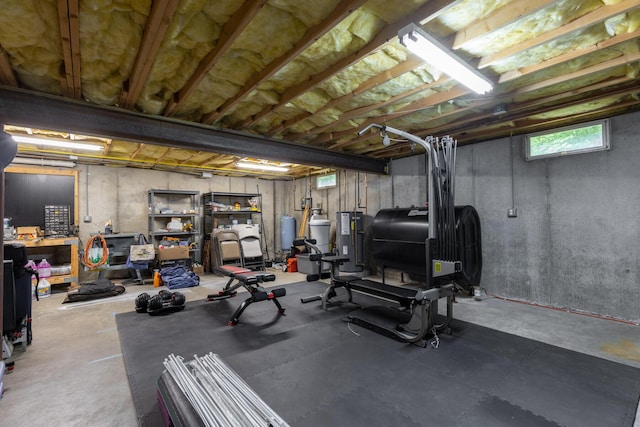 8 Rileys Run, Berwick, ME 03901 - exercise room with water heater and oil tank