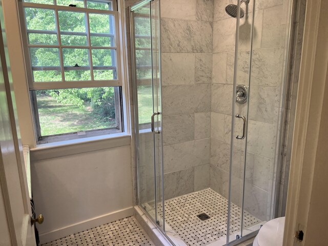 2 Lookout Point Rd, Bar Harbor, ME 04609 - full bath featuring a stall shower and toilet