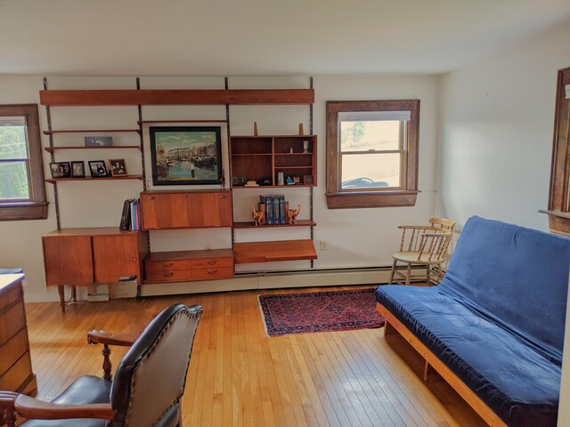 630 Youngs Ridge Rd, Acton, ME 04001 - living area with hardwood / wood-style floors