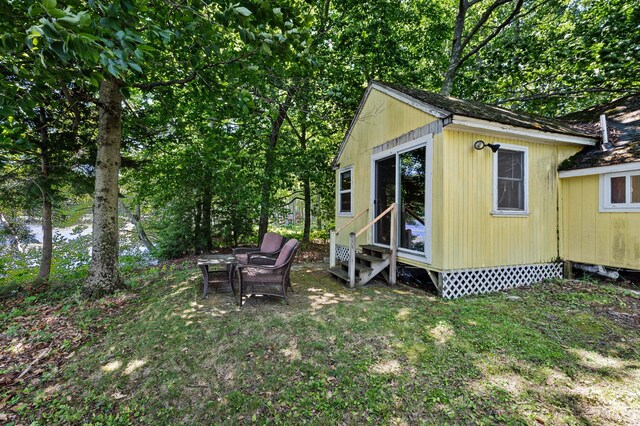 16 Maple Ridge Dr, Monmouth, ME 04259 - view of yard featuring entry steps