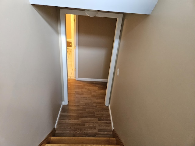 30 Cedar Breeze S, Glenburn, ME 04401 - hallway featuring wood finished floors and baseboards