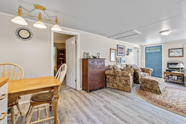 48 E Shore Dr, Greene, ME 04236 - dining area with light wood-style flooring
