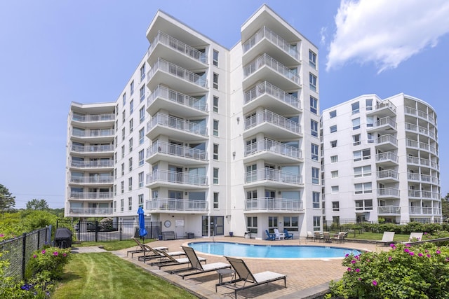 219 E Grand Ave Unit 3C, Old Orchard Beach, ME 04064 - community pool with a patio and area for grilling