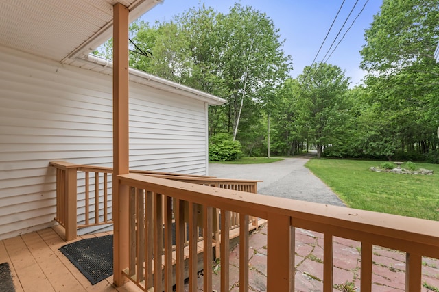 51 Burnham Rd, Saco, ME 04072 - deck with a yard