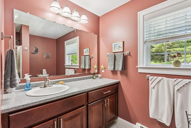 3 Bradfield Way, Kennebunk, ME 04043 - bathroom with vanity, healthy amount of natural light, and tile patterned flooring