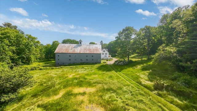 1835 Main St, Fayette, ME 04349 - view of yard with an outbuilding and a pole building