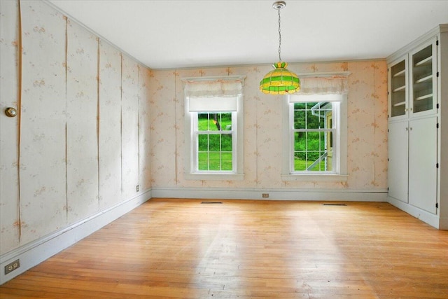 1835 Main St, Fayette, ME 04349 - unfurnished dining area with light wood finished floors