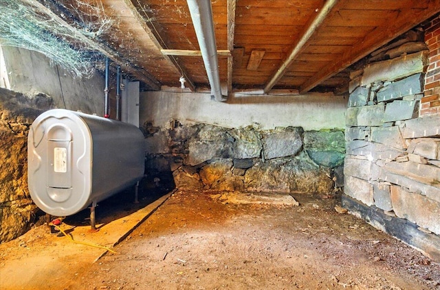 1835 Main St, Fayette, ME 04349 - basement featuring oil tank