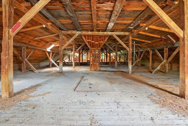 1835 Main St, Fayette, ME 04349 - view of unfinished attic