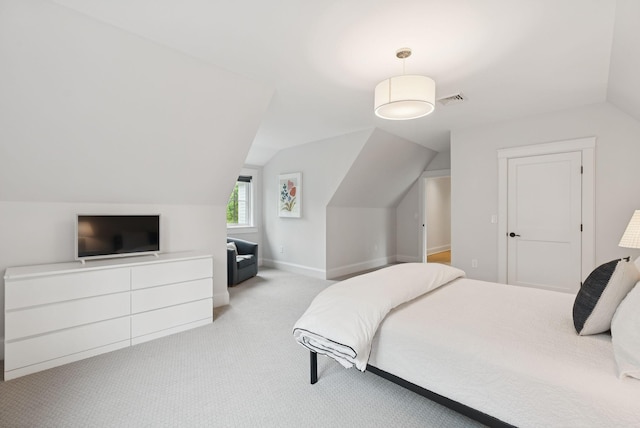 38 Fieldstone Ln, Falmouth, ME 04105 - bedroom featuring vaulted ceiling and carpet flooring