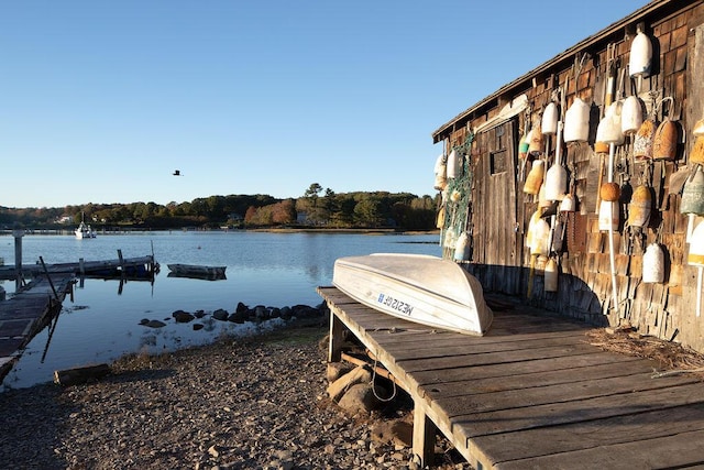 4 Hamlin Pl, York, ME 03909 - dock area with a water view
