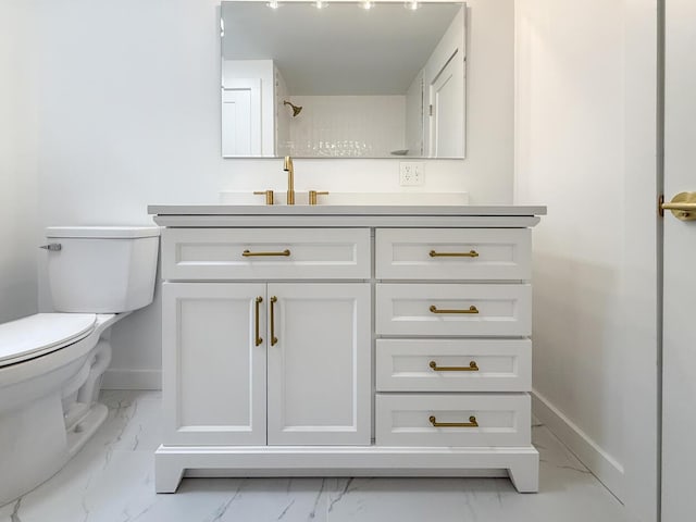 70 Whitten Rd, Kennebunk, ME 04043 - full bathroom with marble look tiles and vanity