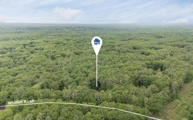 70 Whitten Rd, Kennebunk, ME 04043 - aerial view of property's location featuring a forest and property boundaries highlighted