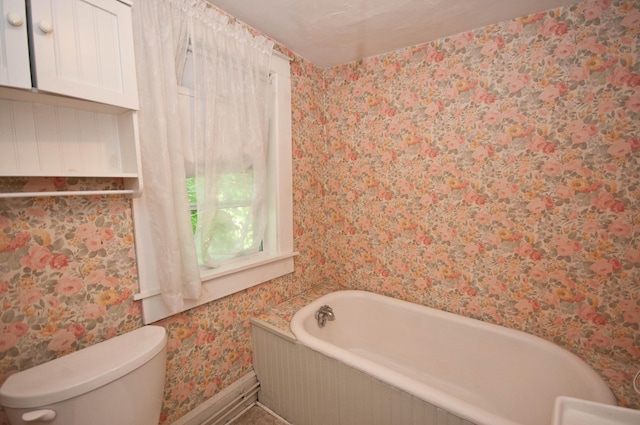 198 3rd St, Bangor, ME 04401 - full bath with a bathtub and wallpapered walls