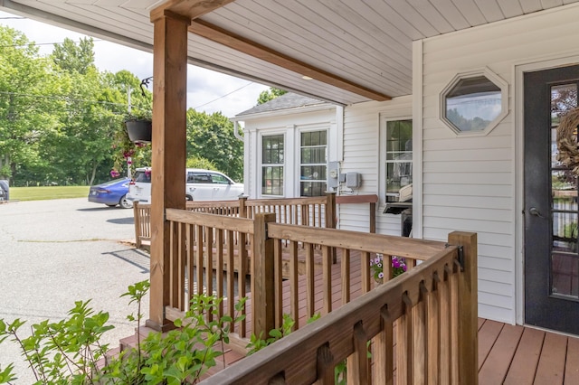 166 Franklin St, Bucksport, ME 04416 - view of wooden terrace