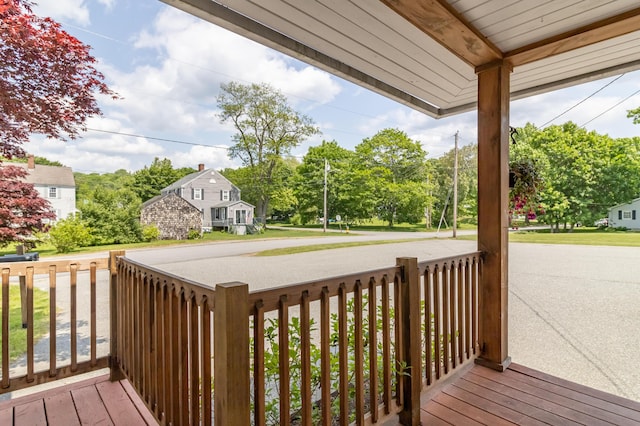 166 Franklin St, Bucksport, ME 04416 - view of wooden deck
