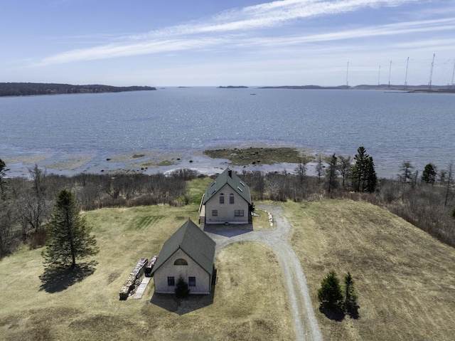 26 Ridge Rd, Cutler, ME 04626 - view from above of property featuring a nearby body of water
