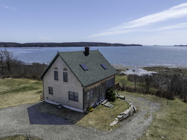 26 Ridge Rd, Cutler, ME 04626 - aerial view of property and surrounding area with a nearby body of water
