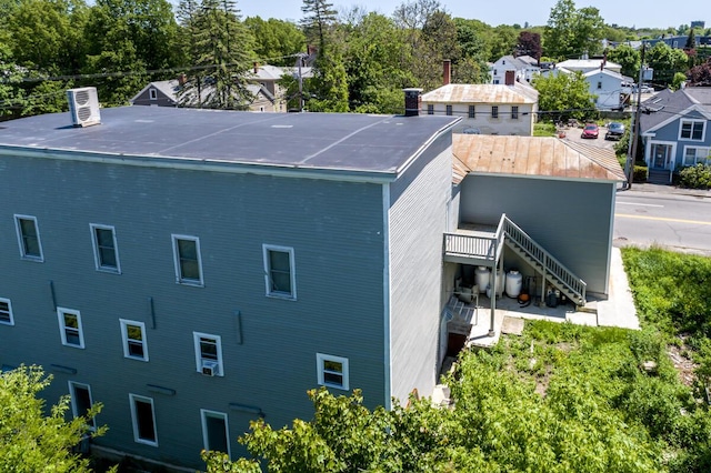 19 Mason St, Brunswick, ME 04011 - view from above of property