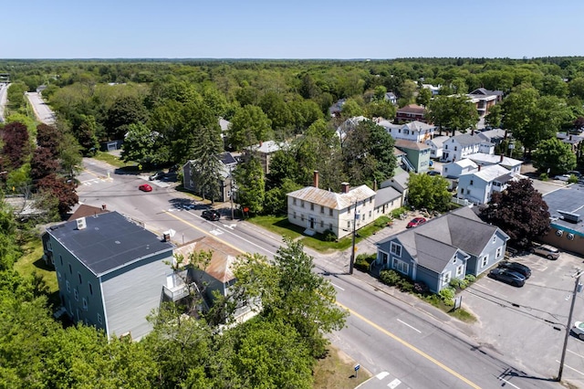 19 Mason St, Brunswick, ME 04011 - bird's eye view of a heavily wooded area