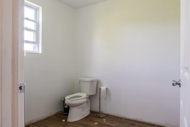 19 Mason St, Brunswick, ME 04011 - bathroom with toilet and wood finished floors