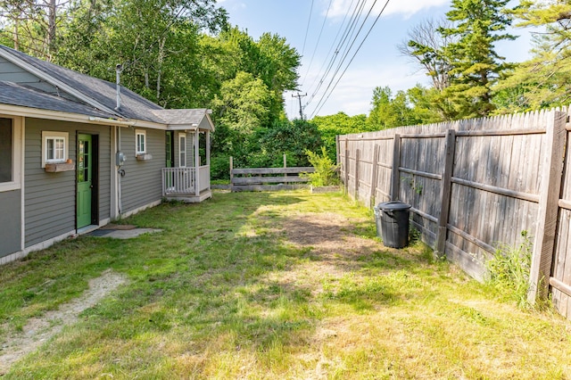 194 Main Rd, Passadumkeag, ME 04475 - view of fenced backyard