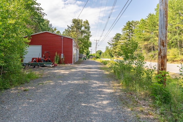 194 Main Rd, Passadumkeag, ME 04475 - view of dirt / gravel driveway