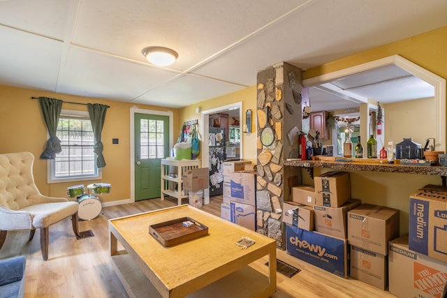 194 Main Rd, Passadumkeag, ME 04475 - living room with wood finished floors and baseboards