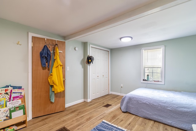 194 Main Rd, Passadumkeag, ME 04475 - bedroom featuring light wood-type flooring and a closet