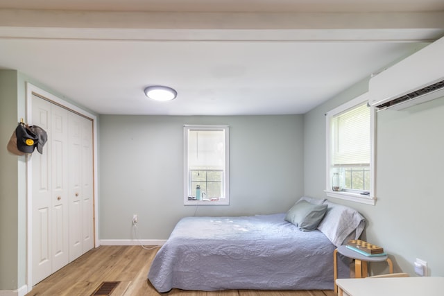194 Main Rd, Passadumkeag, ME 04475 - bedroom featuring light wood-style floors and a closet