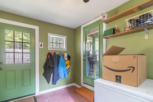 194 Main Rd, Passadumkeag, ME 04475 - foyer featuring baseboards