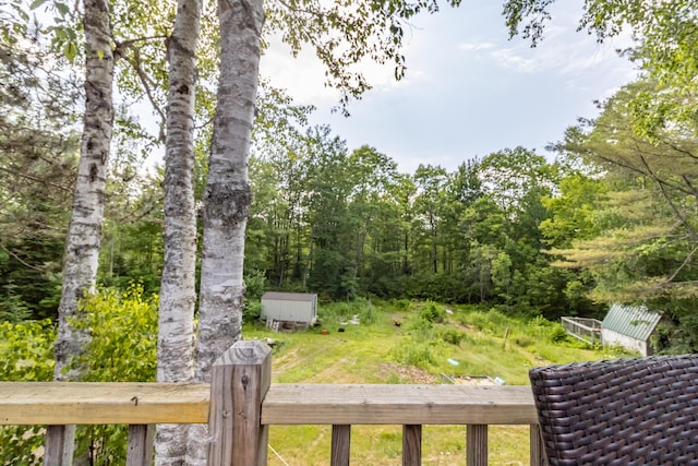 194 Main Rd, Passadumkeag, ME 04475 - view of yard featuring a storage shed