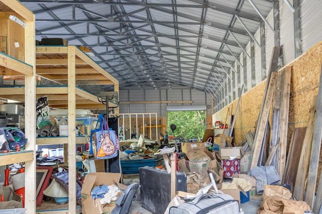 194 Main Rd, Passadumkeag, ME 04475 - garage with metal wall