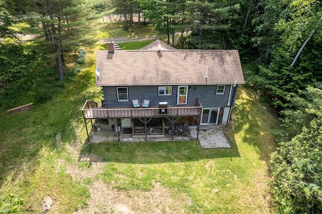 1103 Rte 135, Monmouth, ME 04259 - view from above of property