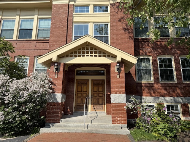 245 Broadway Unit 106, South Portland, ME 04106 - property entrance with brick siding