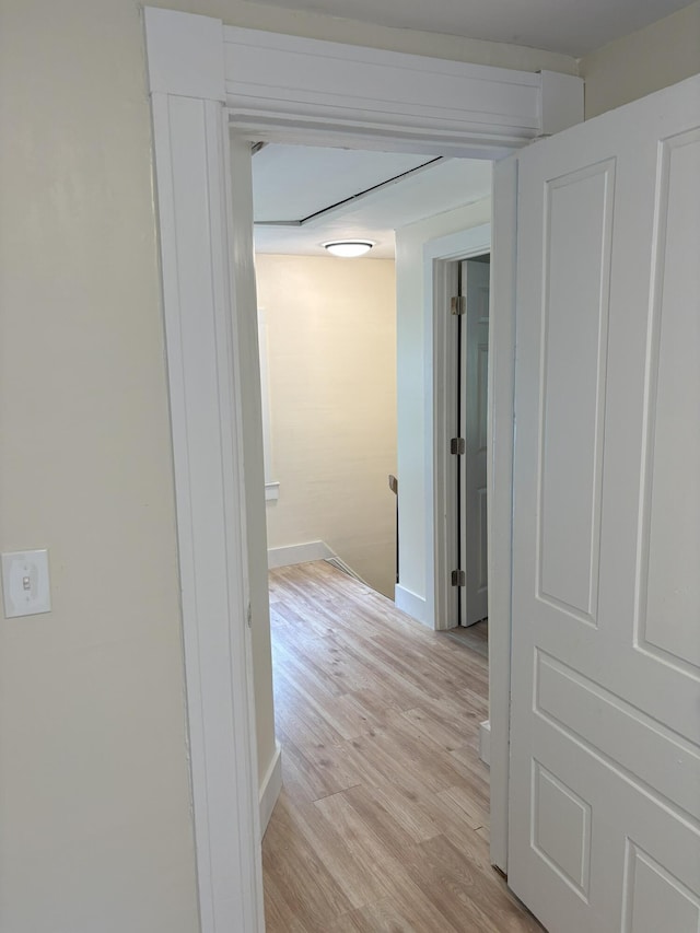 10 Valley St, Augusta, ME 04330 - hall featuring light wood-style flooring and baseboards