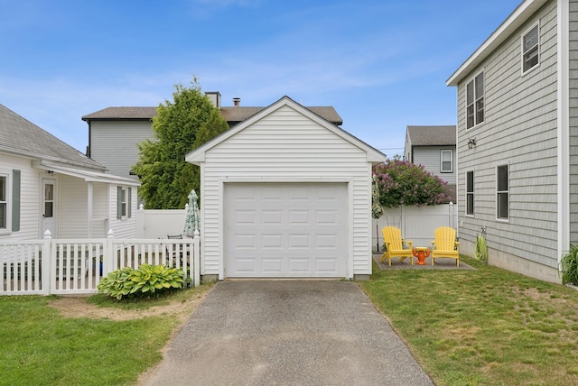 134 W Grand Ave, Old Orchard Beach, ME 04064 - detached garage with asphalt driveway