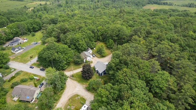 188 Old Chadbourne Rd, Lewiston, ME 04240 - aerial view of property and surrounding area with a forest