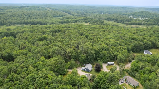 188 Old Chadbourne Rd, Lewiston, ME 04240 - bird's eye view of a heavily wooded area