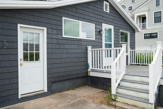 511 Ocean Ave, Wells, ME 04090 - view of exterior entry featuring a wooden deck