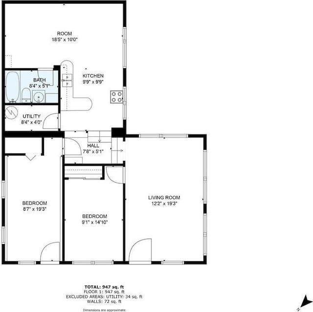 511 Ocean Ave, Wells, ME 04090 - view of room layout
